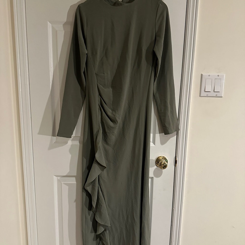 ASOS Olive Green Maxi Dress